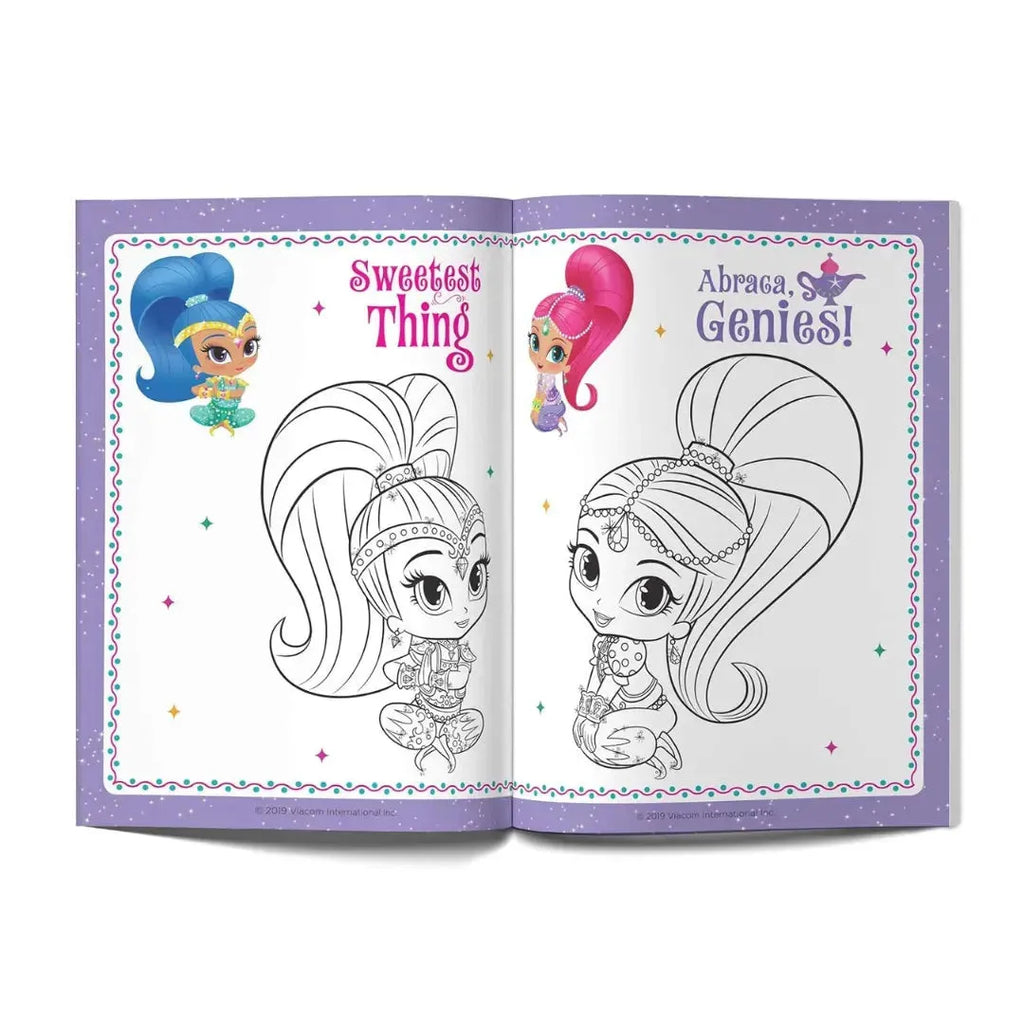 Wonder House Genie Bling Coloring Book Shimmer & Shine - Naivri