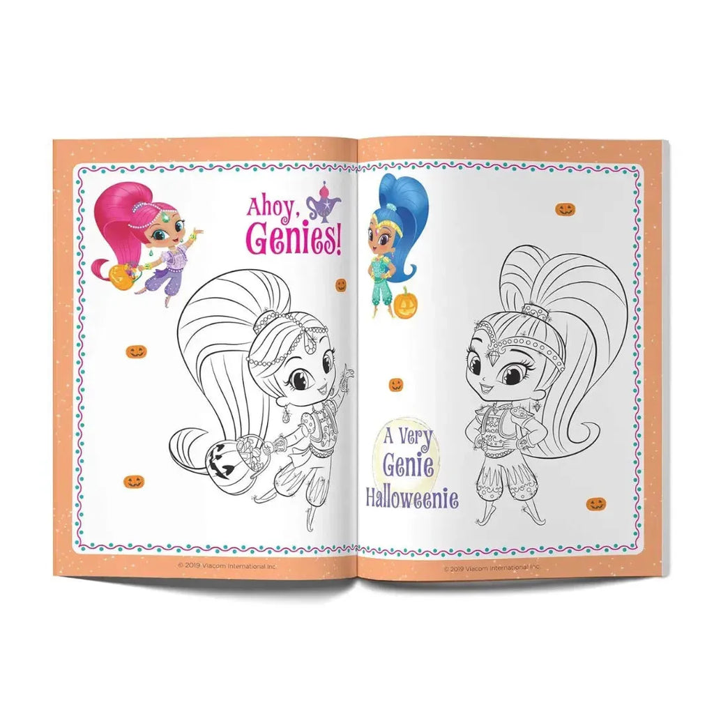 Wonder House Genie Bling Coloring Book Shimmer & Shine - Naivri