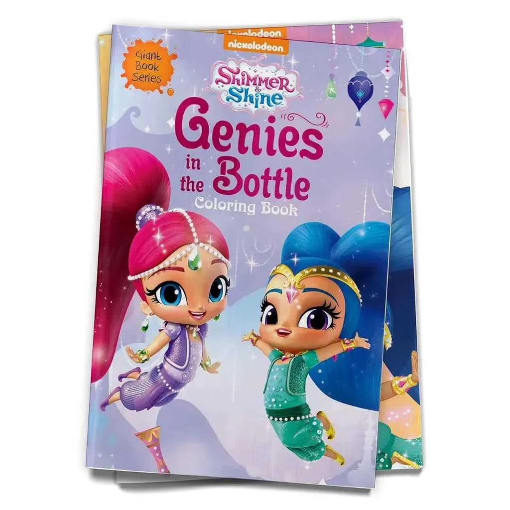 Wonder House Genie in the Bottle Giant Coloring Book Shimmer & Shine - Naivri