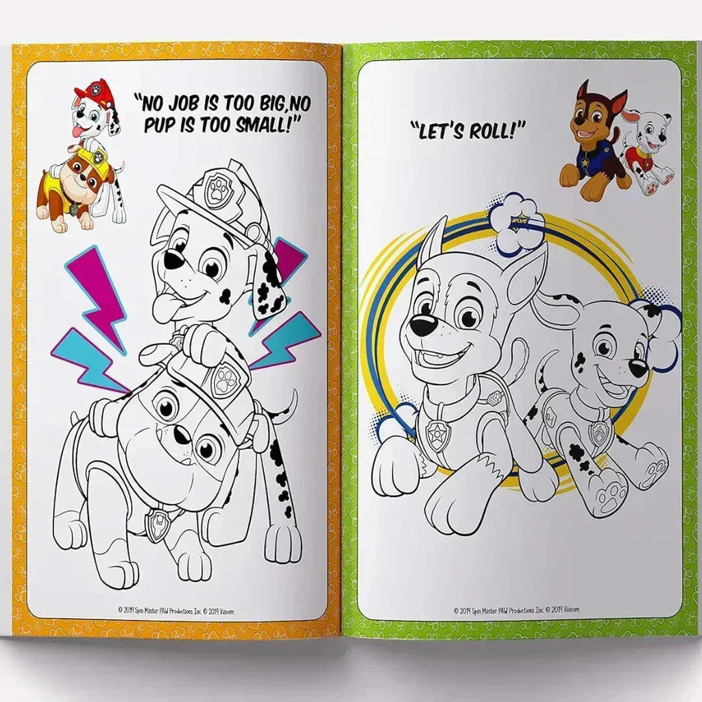 Wonder House Here to Help Paw Patrol Giant Coloring Book - Naivri