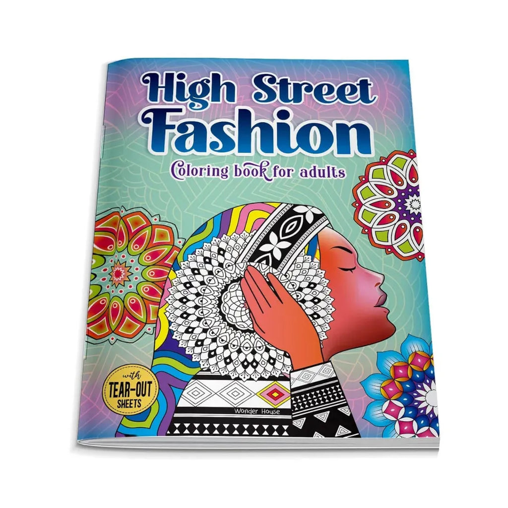 Wonder House High Street Fashion Coloring Book - Naivri