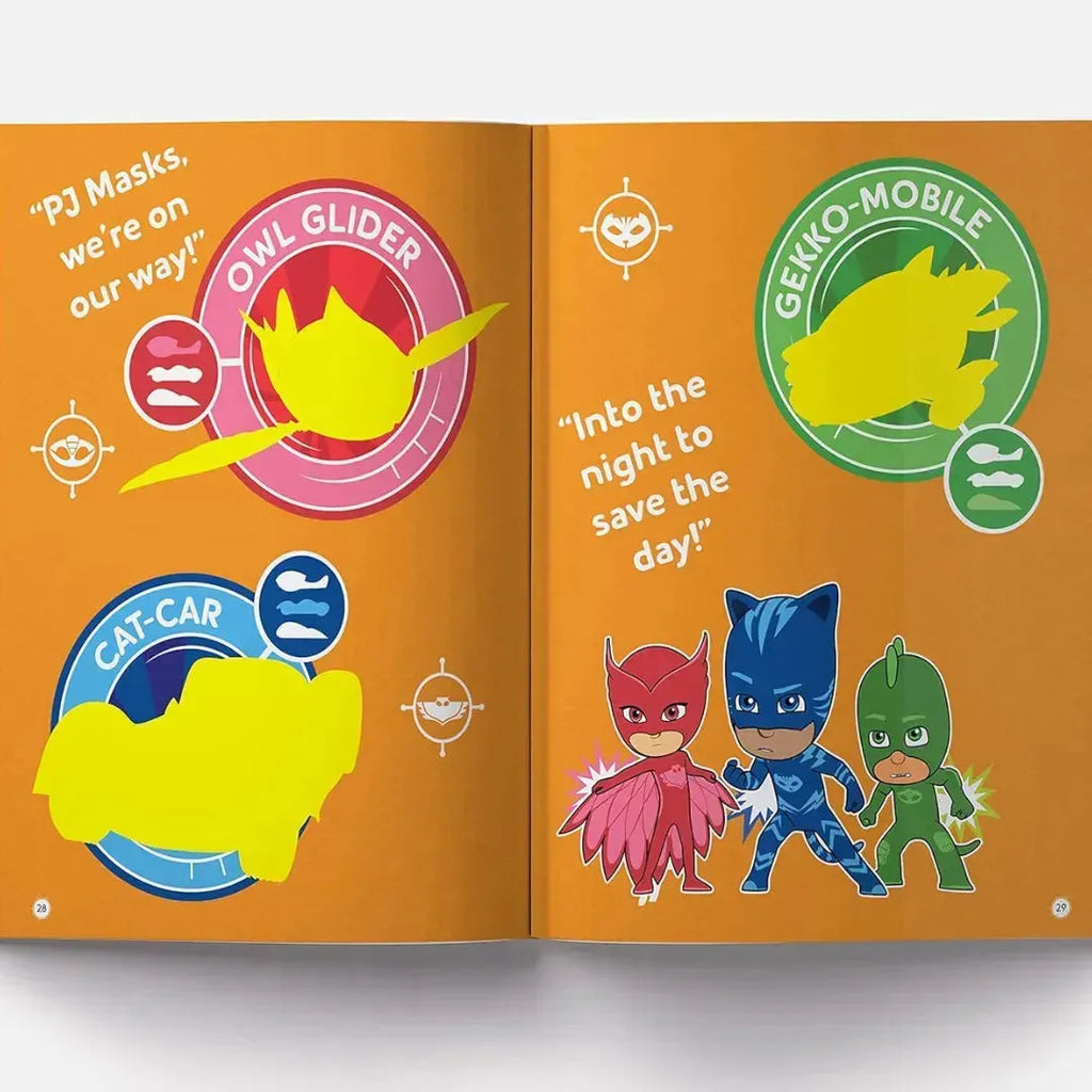 Wonder House Into The Night To Save The Day Stickers Book - Naivri