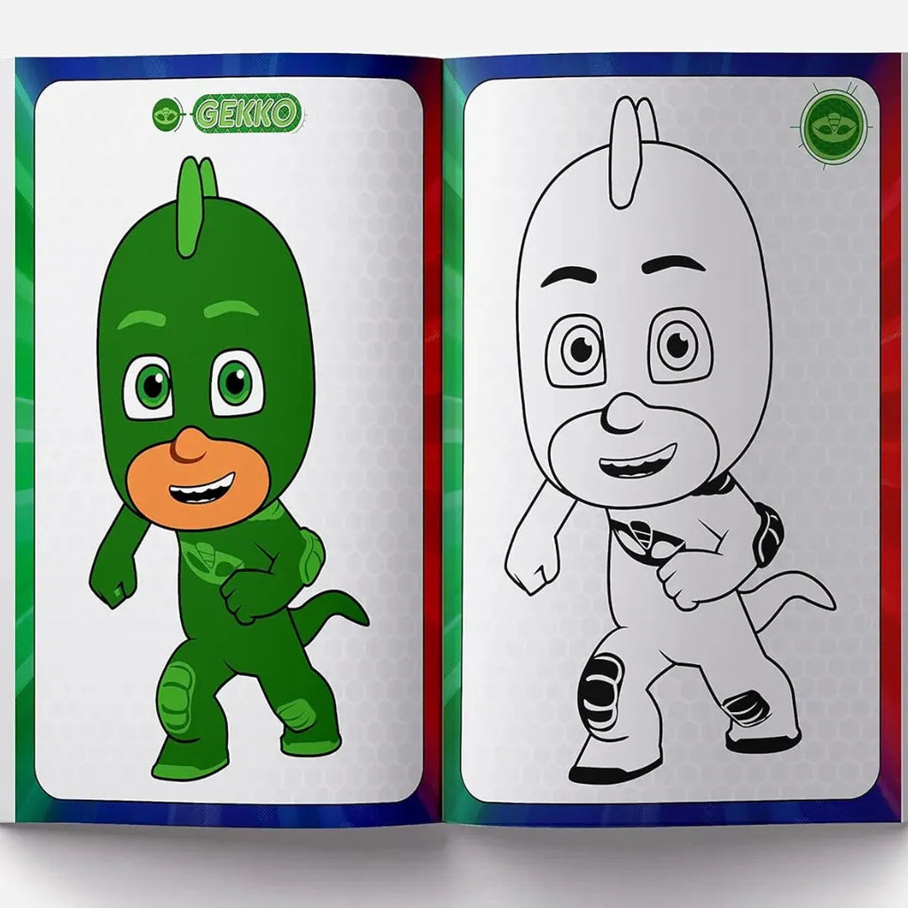 Wonder House Its Time to be a Hero PJ Masks Giant Coloring Book - Naivri