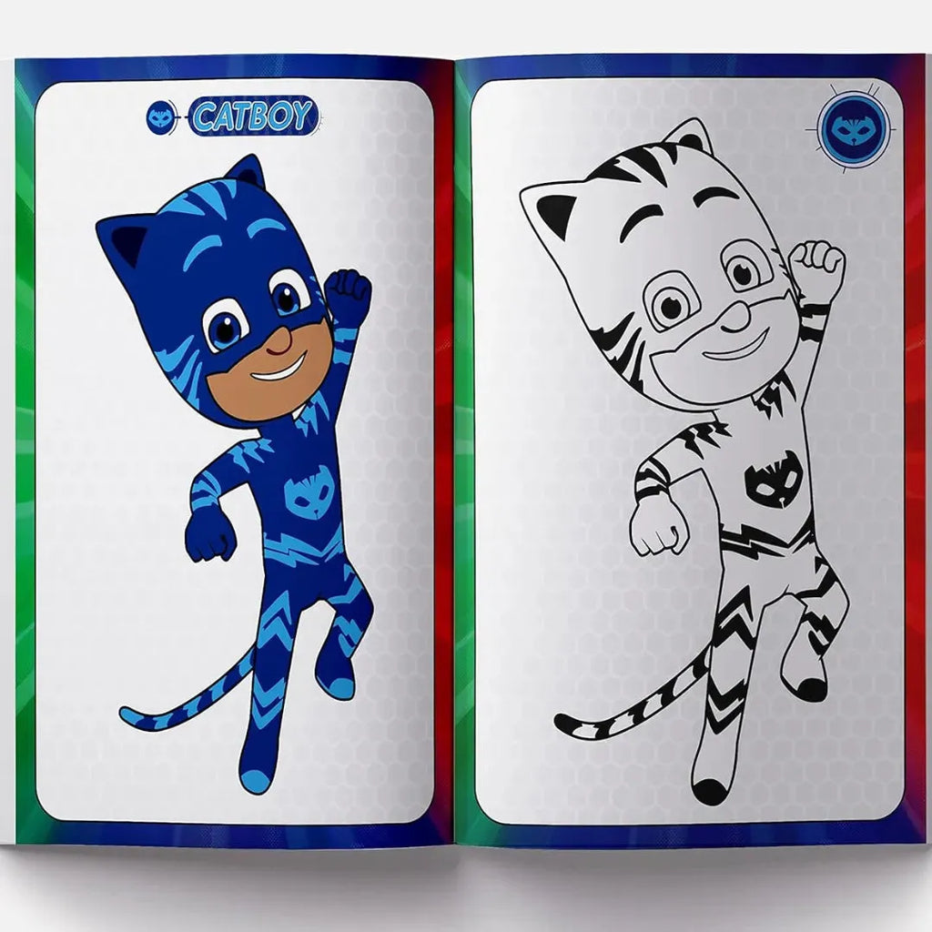 Wonder House Its Time to be a Hero PJ Masks Giant Coloring Book - Naivri