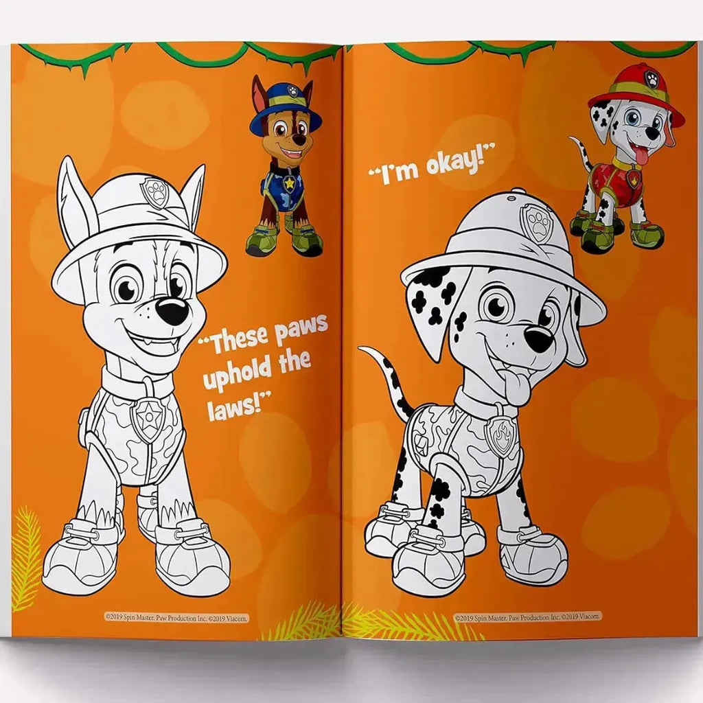 Wonder House Jungle Adventure Paw Patrol Giant Coloring Book - Naivri