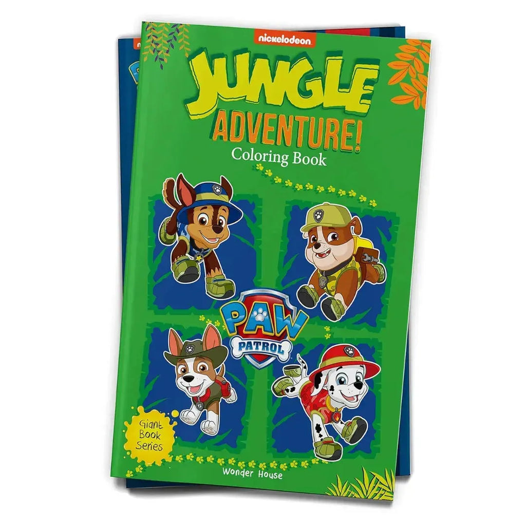 Wonder House Jungle Adventure Paw Patrol Giant Coloring Book - Naivri