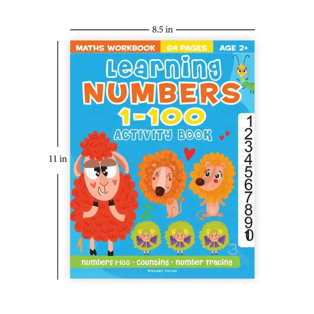 Wonder House Learning Numbers 1-100 Activity Book - Naivri