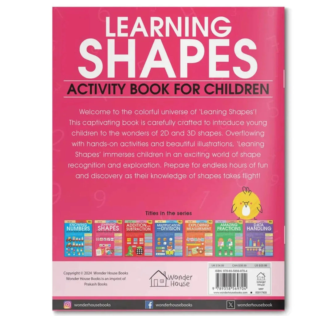 Wonder House Learning Shapes Activity Book - Naivri