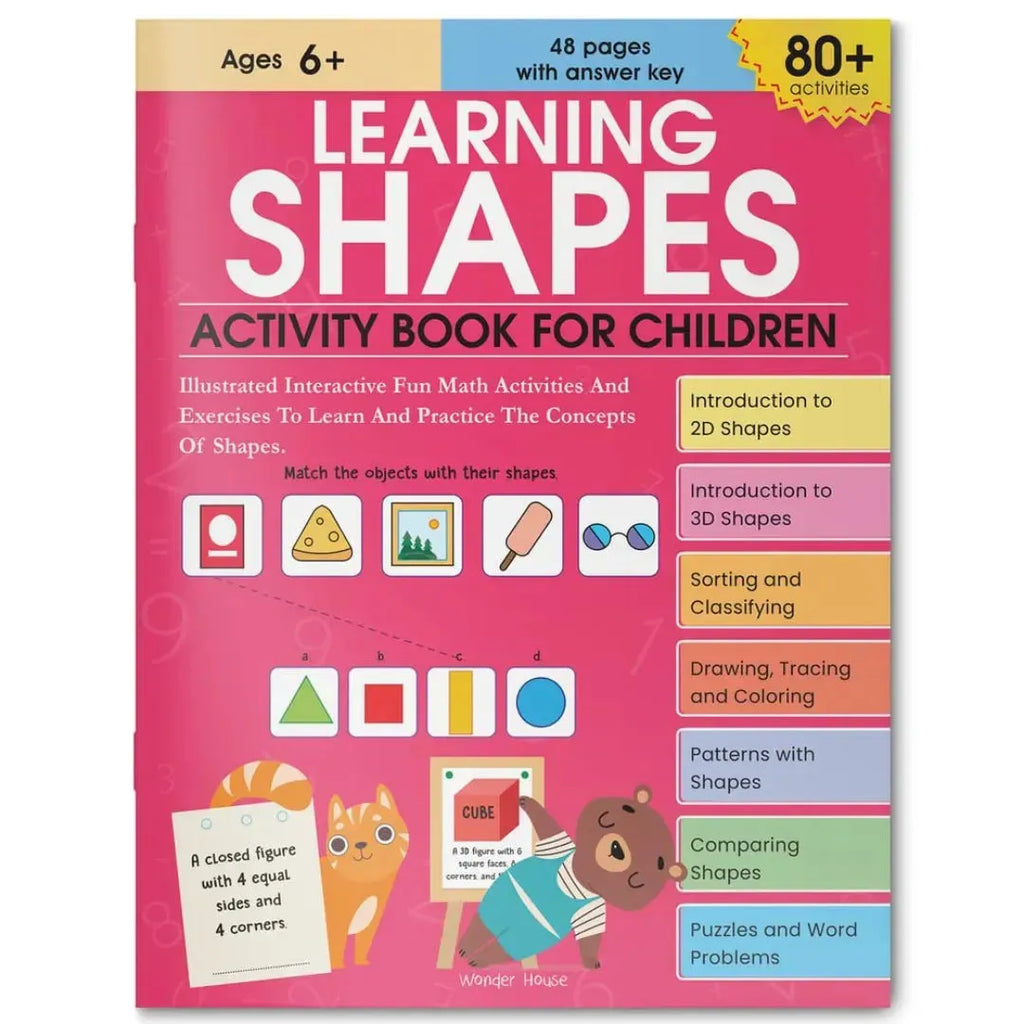 Wonder House Learning Shapes Activity Book - Naivri