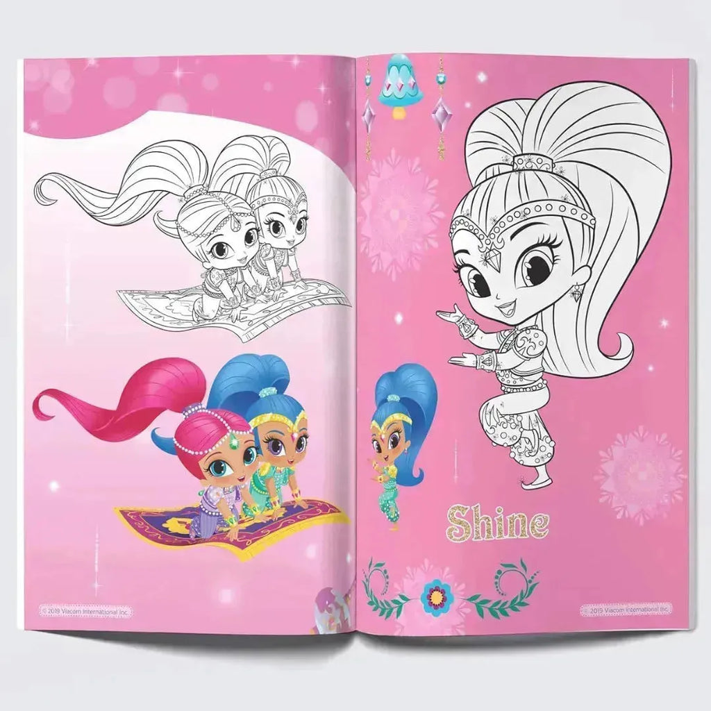 Wonder House Magical Adventures Giant Coloring Book Shimmer & Shine - Naivri