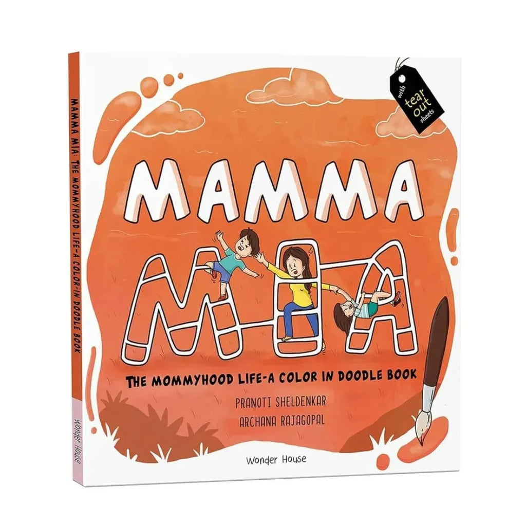 Wonder House Mamma Mia The Mommyhood Life A Color-In Doodle Book - Naivri