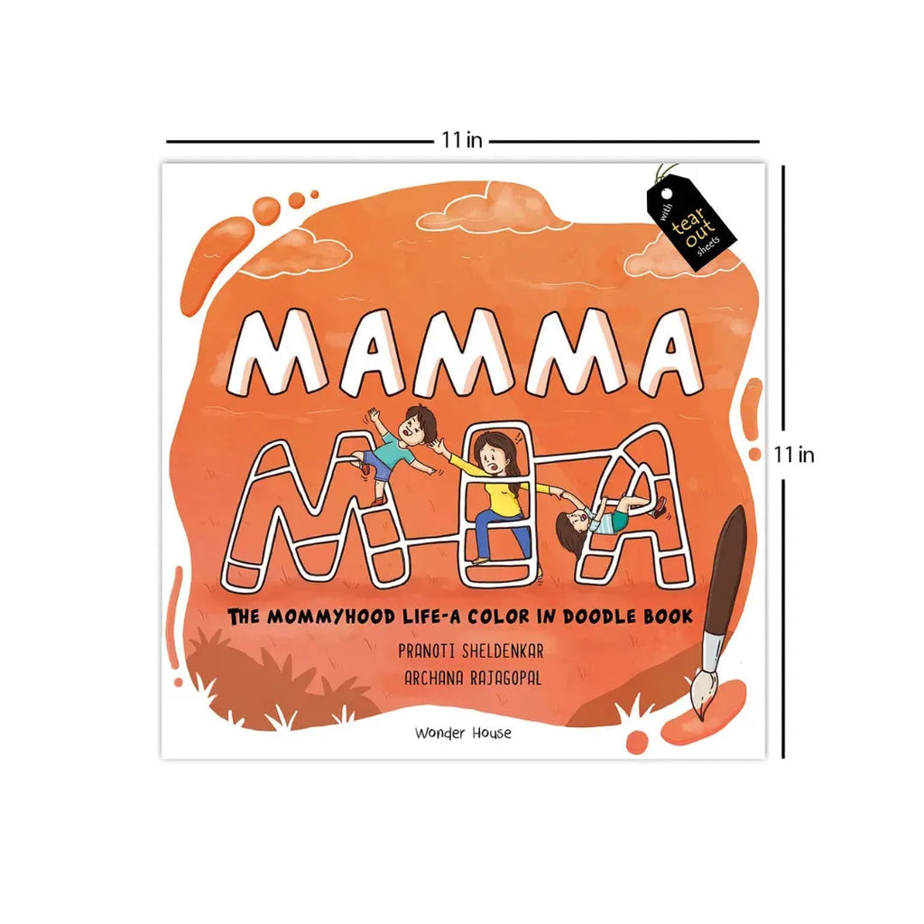 Wonder House Mamma Mia The Mommyhood Life A Color-In Doodle Book - Naivri