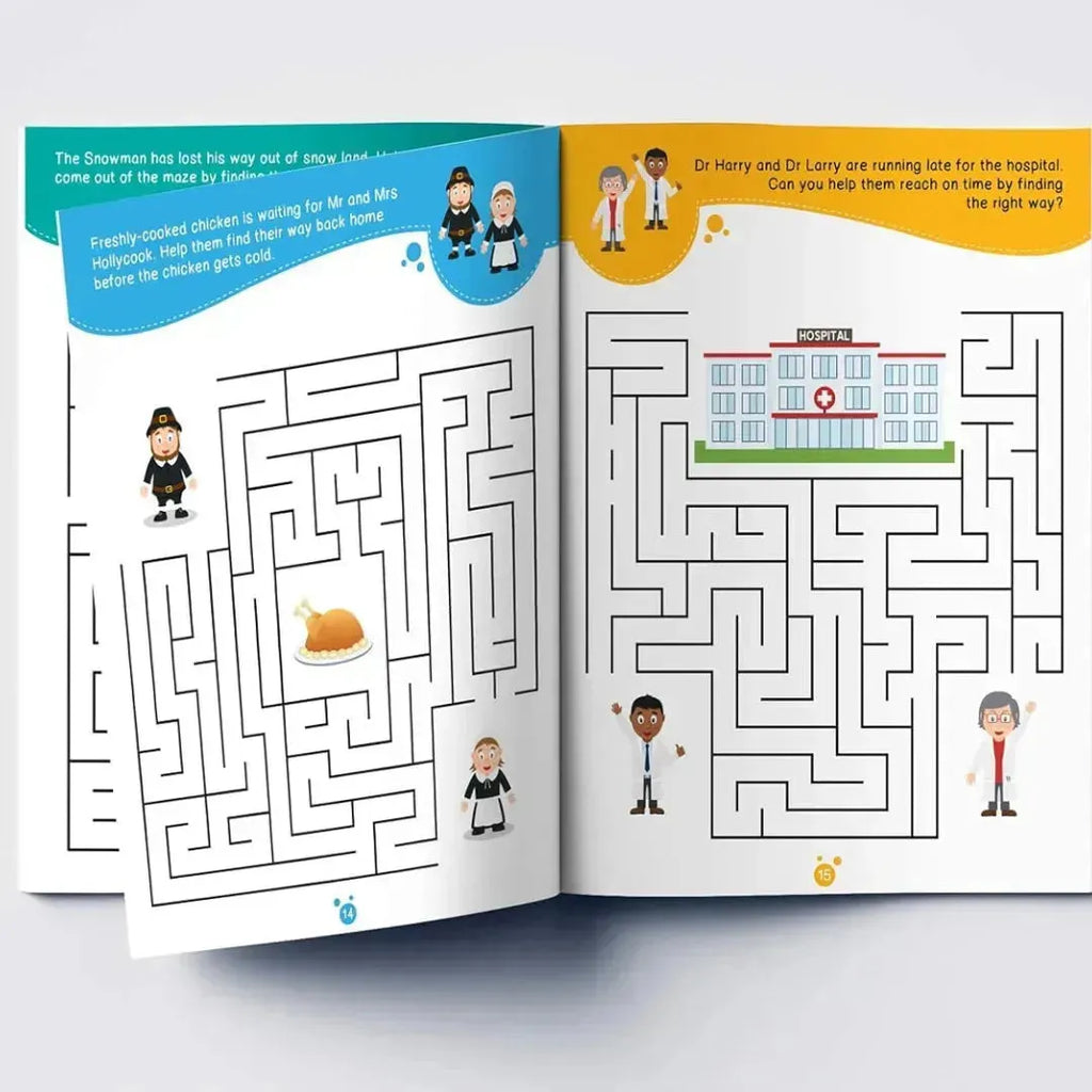 Wonder House Mazes First Fun Activity Books - Naivri