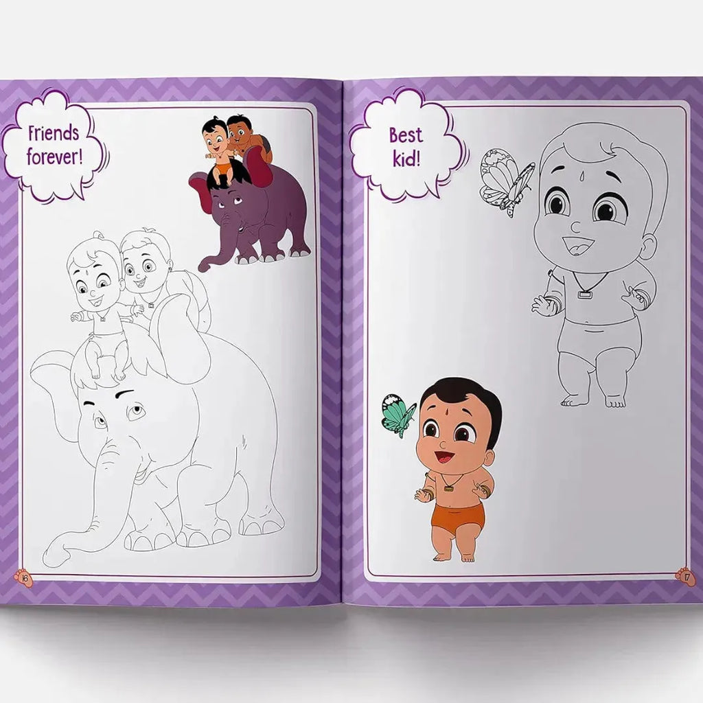 Wonder House Mighty Little Bheem Forever Together Copy Coloring Book - Naivri