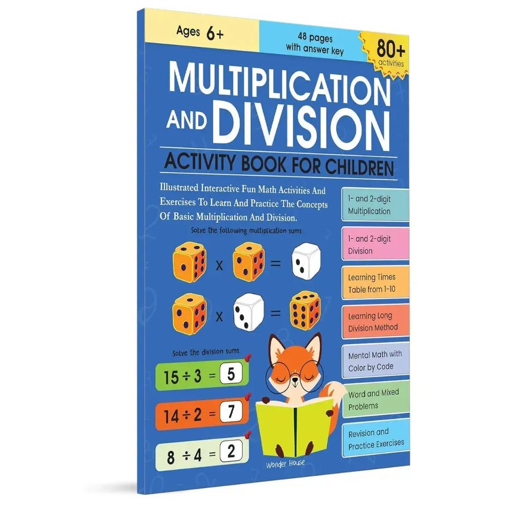 Wonder House Multiplication and Division Activity Book - Naivri