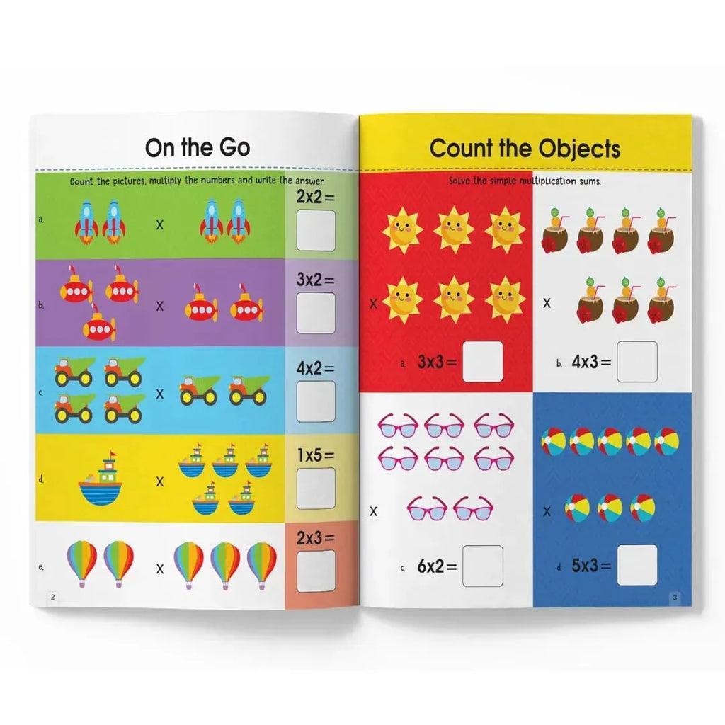 Wonder House Multiplication and Division Activity Book - Naivri