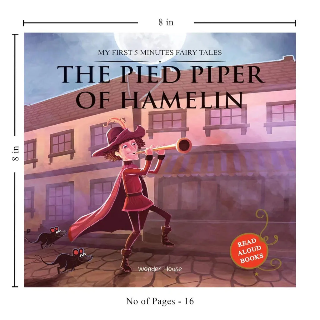 Wonder House My First 5 Minutes Fairy Tales: The Pied Piper of Hamelin - Naivri