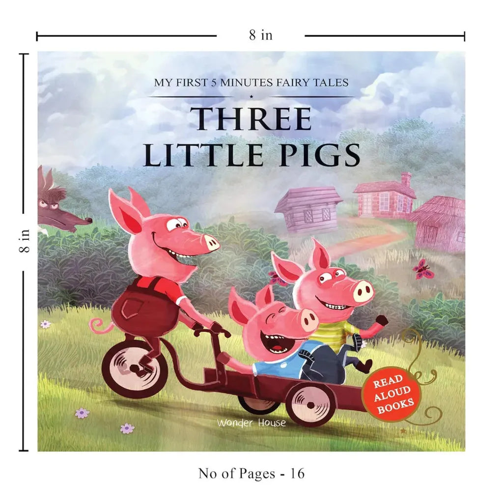 Wonder House My First 5 Minutes Fairy Tales: The Three Little Pigs - Naivri