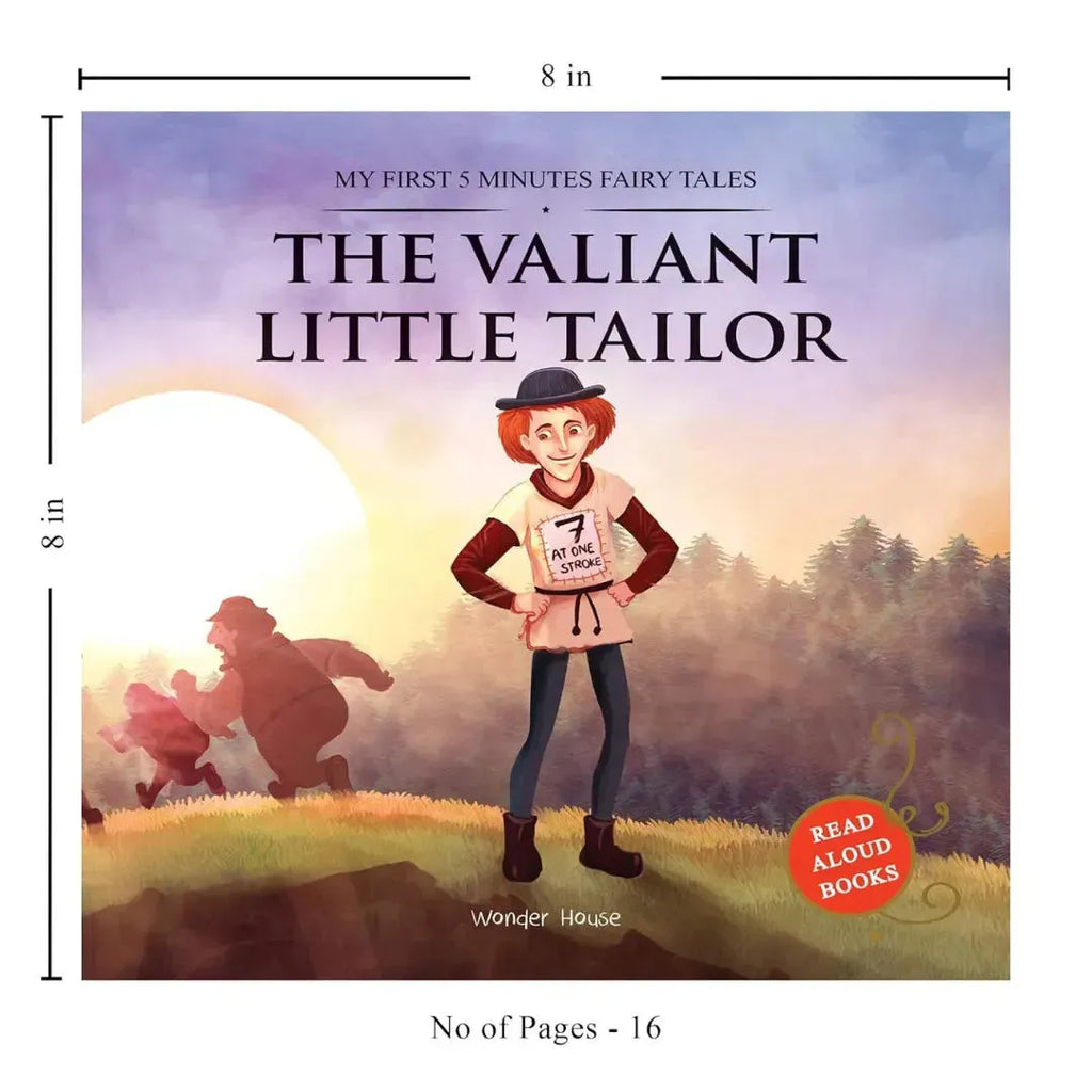 Wonder House My First 5 Minutes Fairy Tales: The Valiant Little Tailor - Naivri