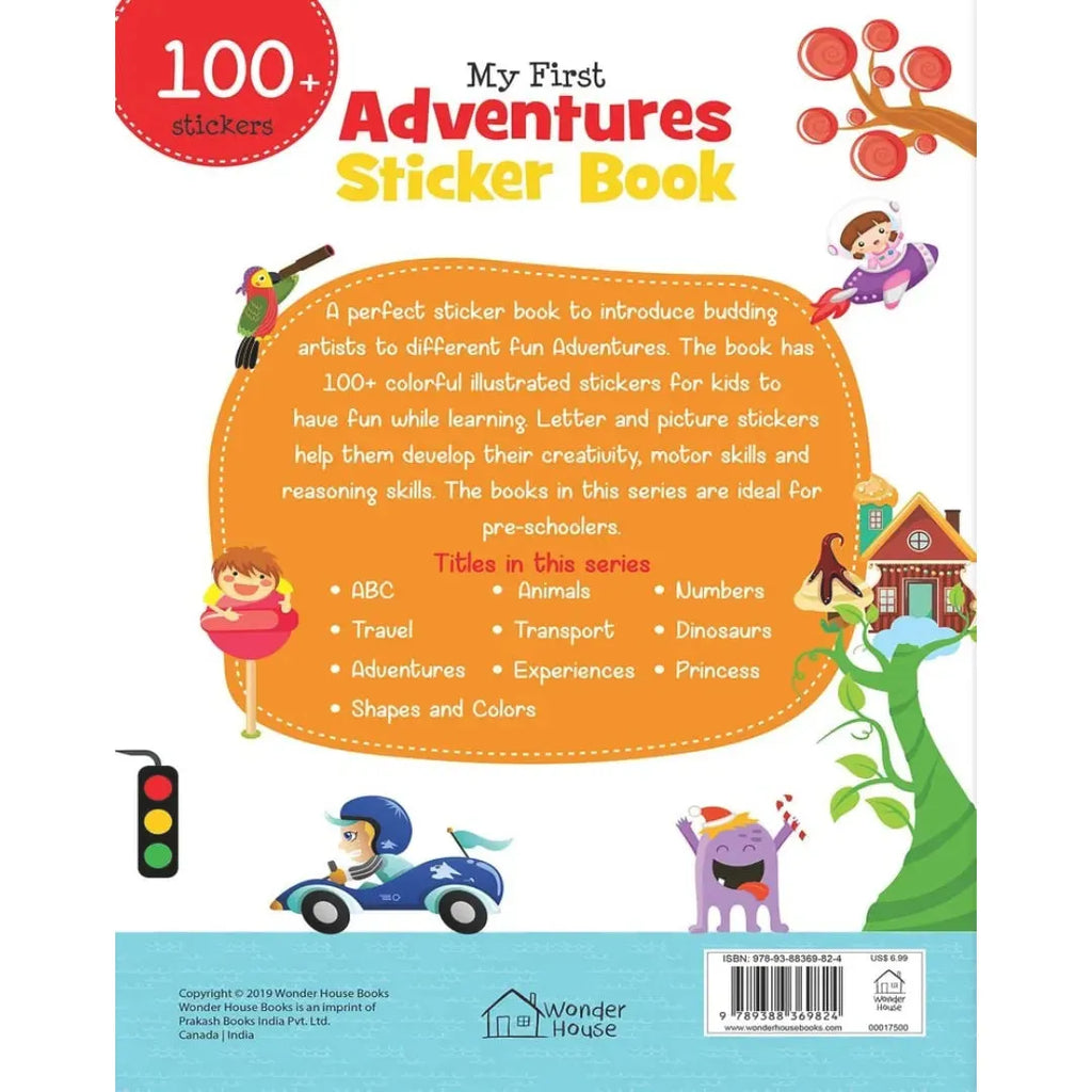 Wonder House My First Adventures Sticker Book - Naivri