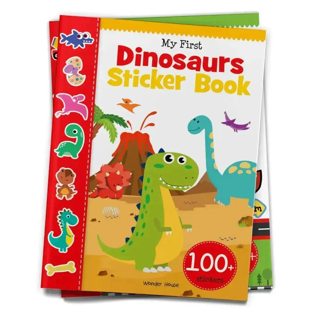 Wonder House My First Dinosaurs Sticker Book - Naivri