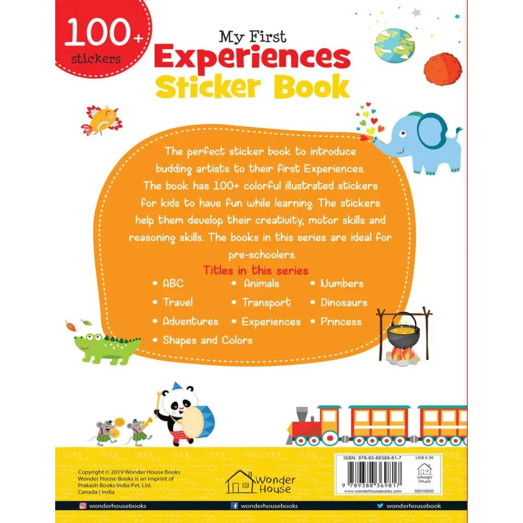 Wonder House My First Experiences Sticker Book - Naivri