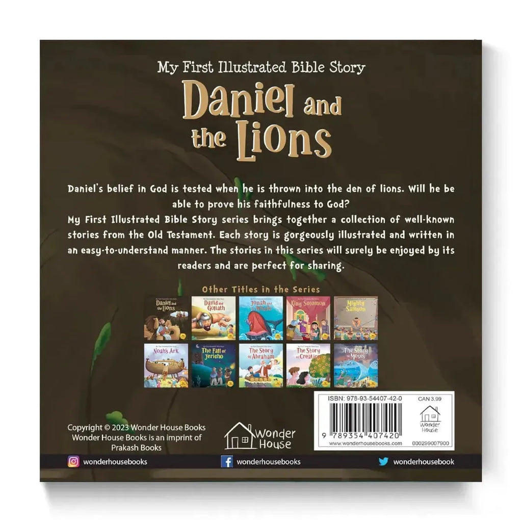 Wonder House My First Illustrated Bible Story: Daniel and the Lions - Naivri