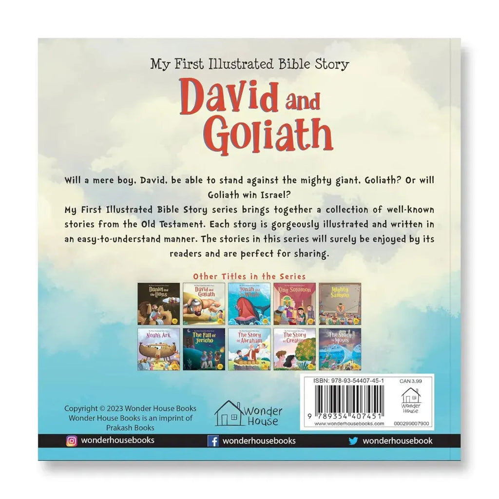 Wonder House My First Illustrated Bible Story: David and Goliath - Naivri