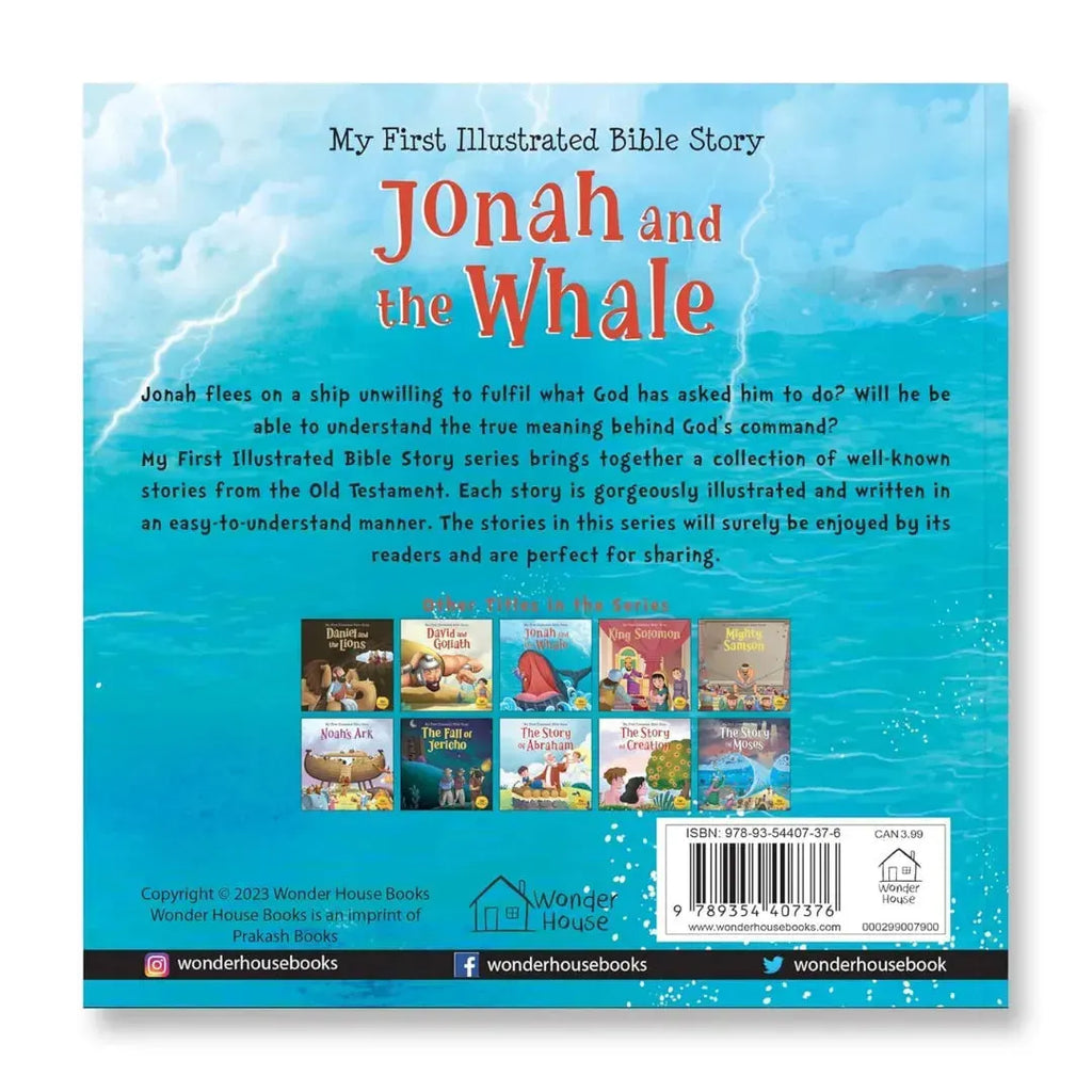 Wonder House My First Illustrated Bible Story: Jonah and the Whale - Naivri