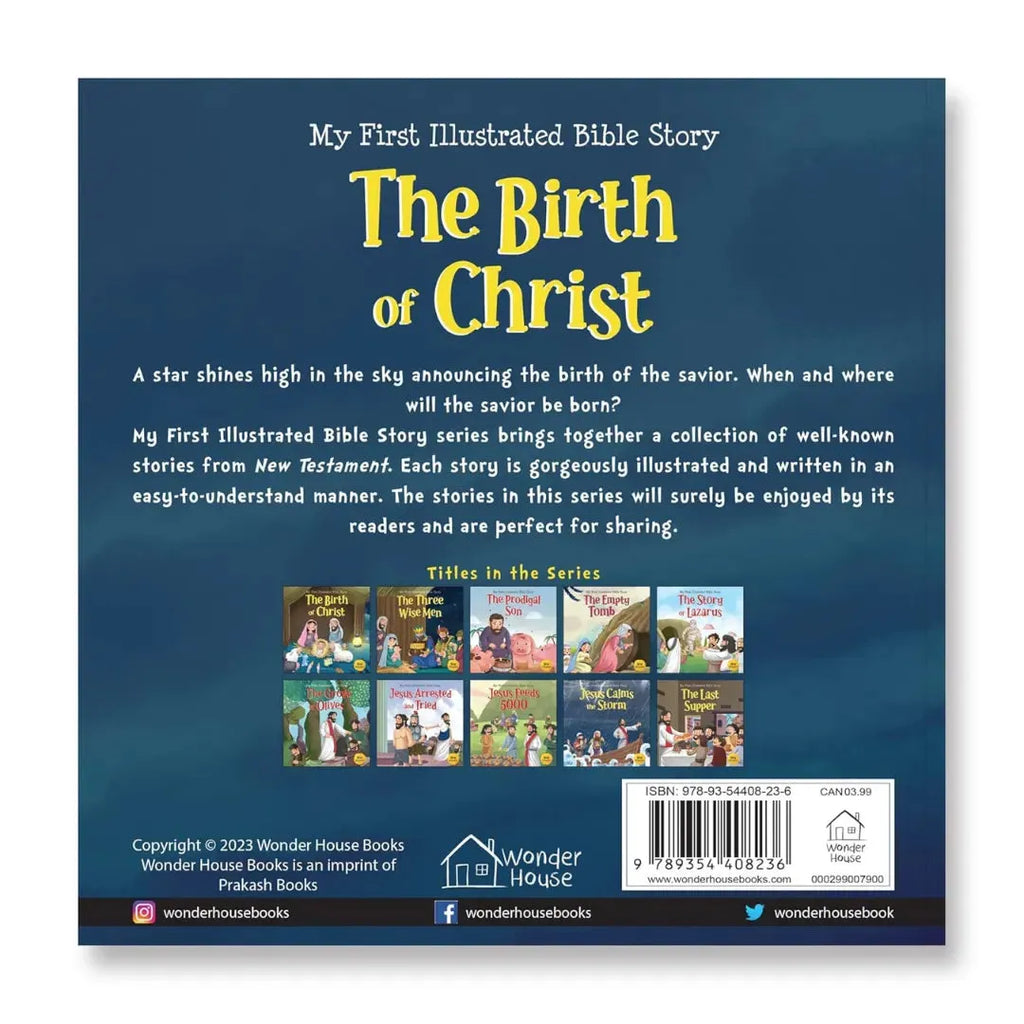 Wonder House My First Illustrated Bible Story: The Birth of Christ - Naivri