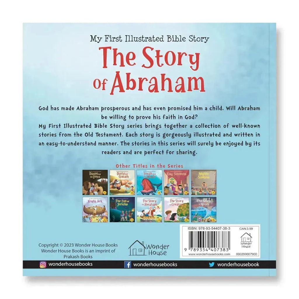 Wonder House My First Illustrated Bible Story: The Story of Abraham - Naivri