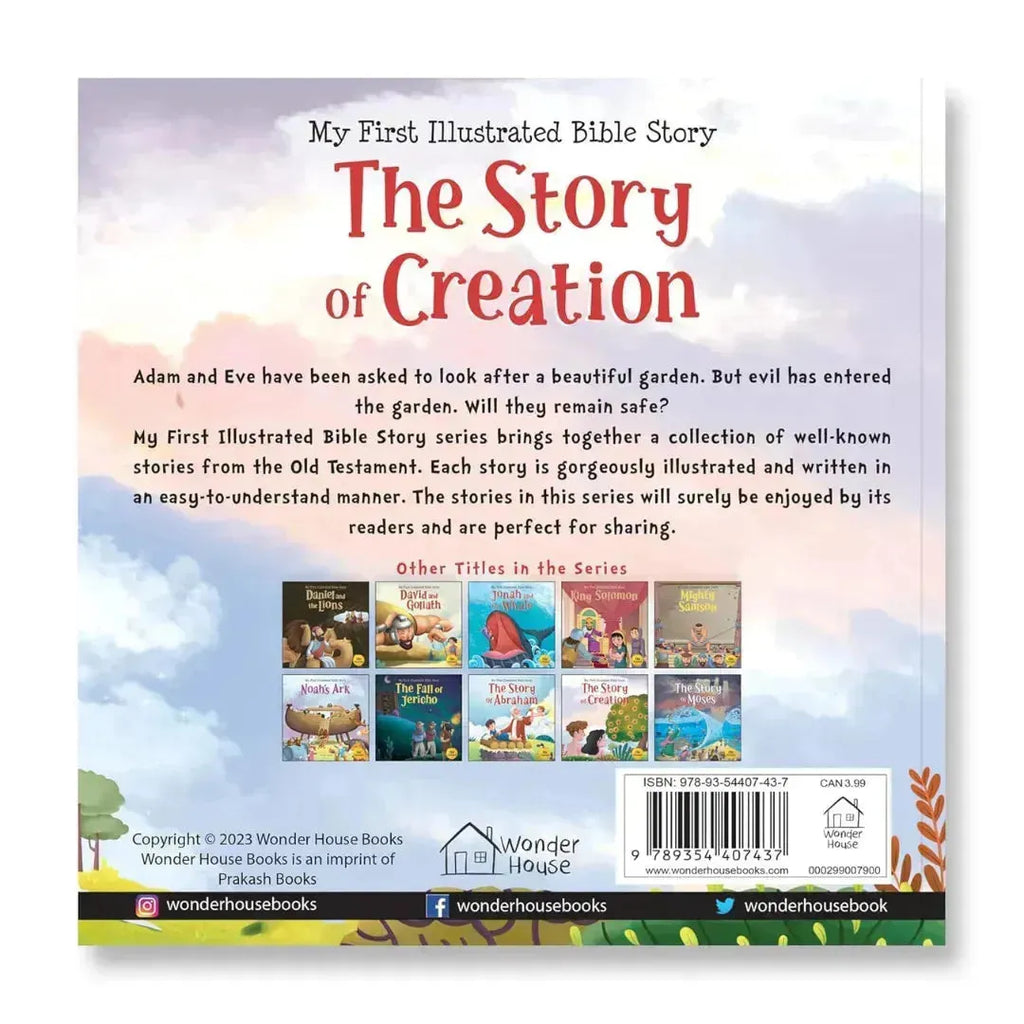 Wonder House My First Illustrated Bible Story: The Story of Creation - Naivri