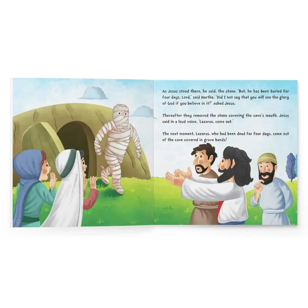 Wonder House My First Illustrated Bible Story: The Story of Lazarus - Naivri