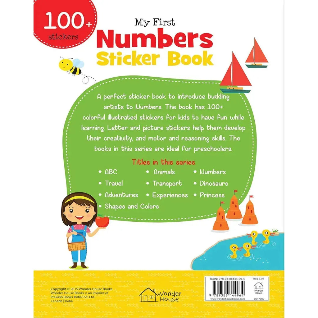 Wonder House My First Numbers Sticker Book - Naivri