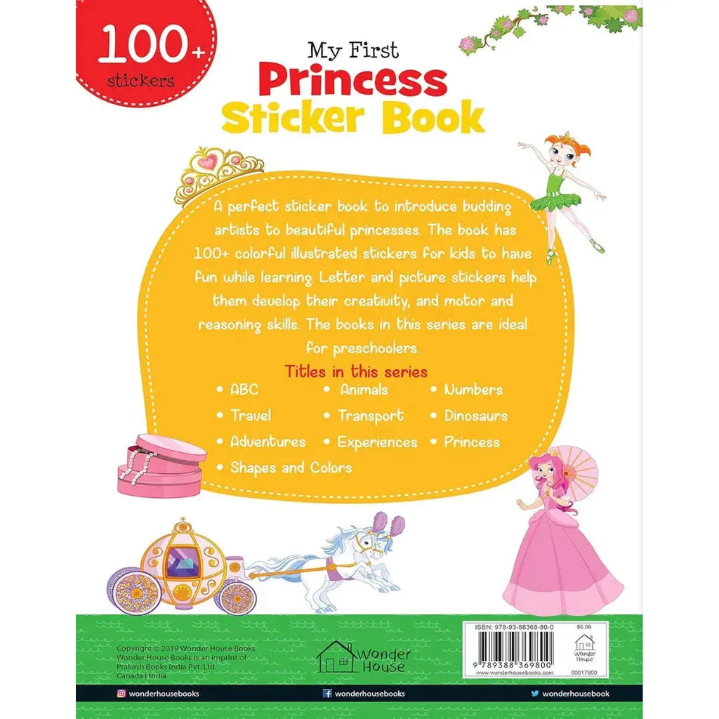 Wonder House My First Princess Sticker Book - Naivri