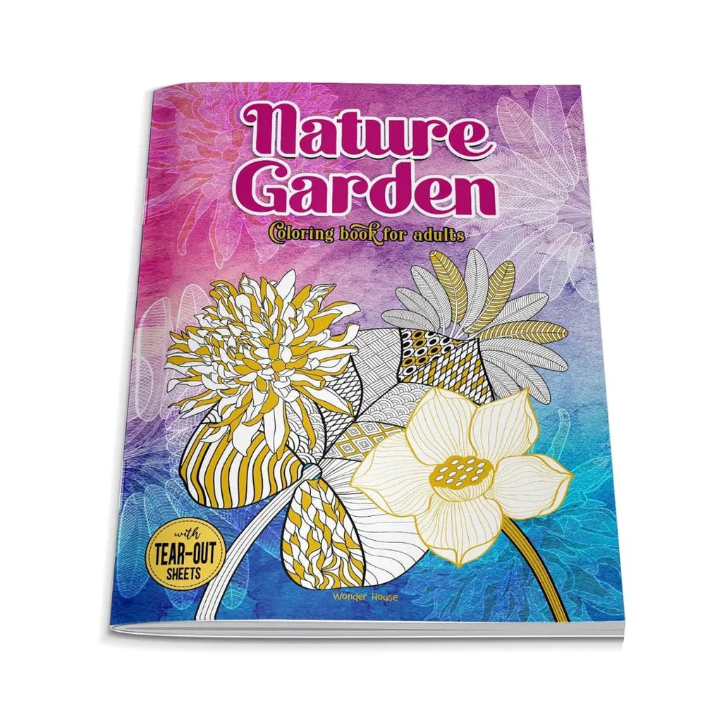 Wonder House Nature Garden Coloring Book - Naivri