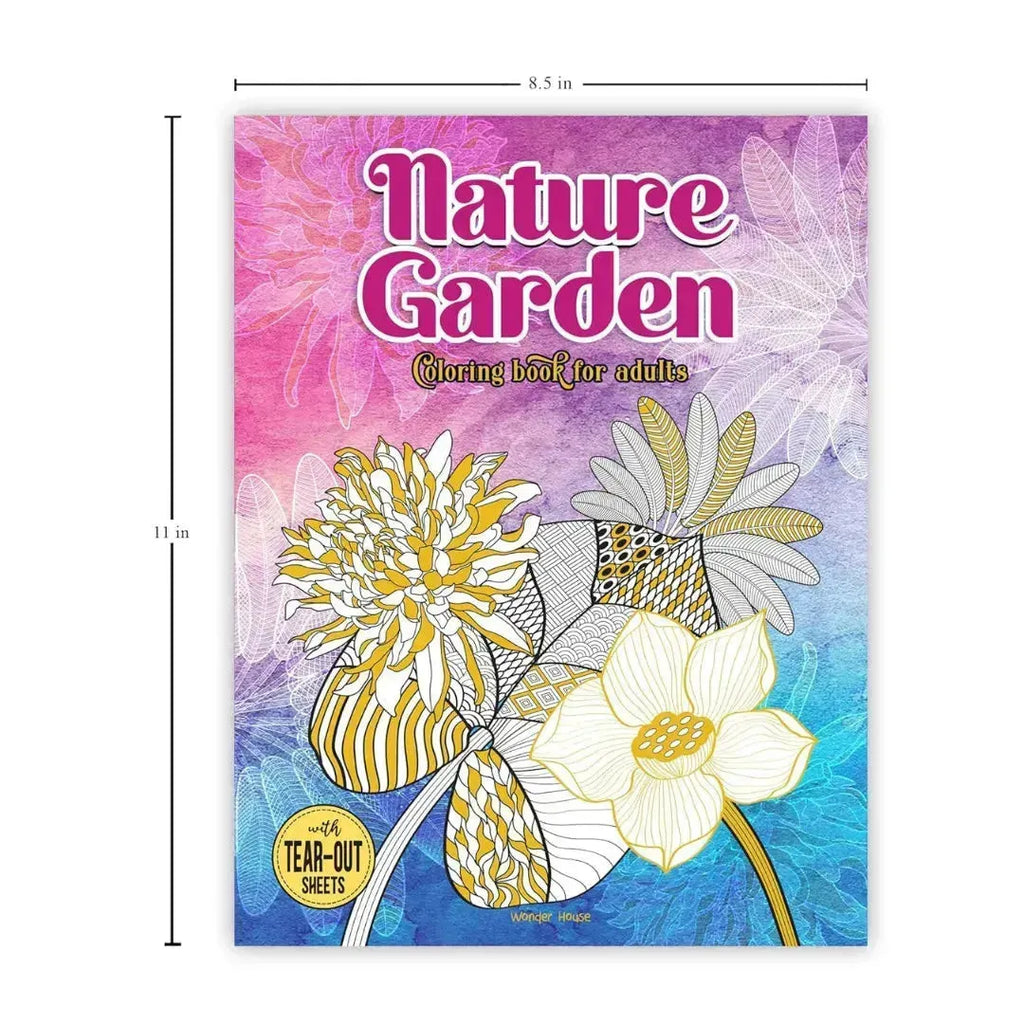 Wonder House Nature Garden Coloring Book - Naivri