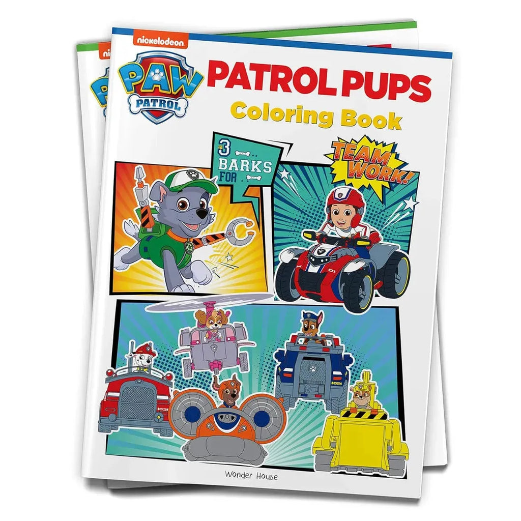 Wonder House Patrol Pups Paw Patrol Coloring Book - Naivri