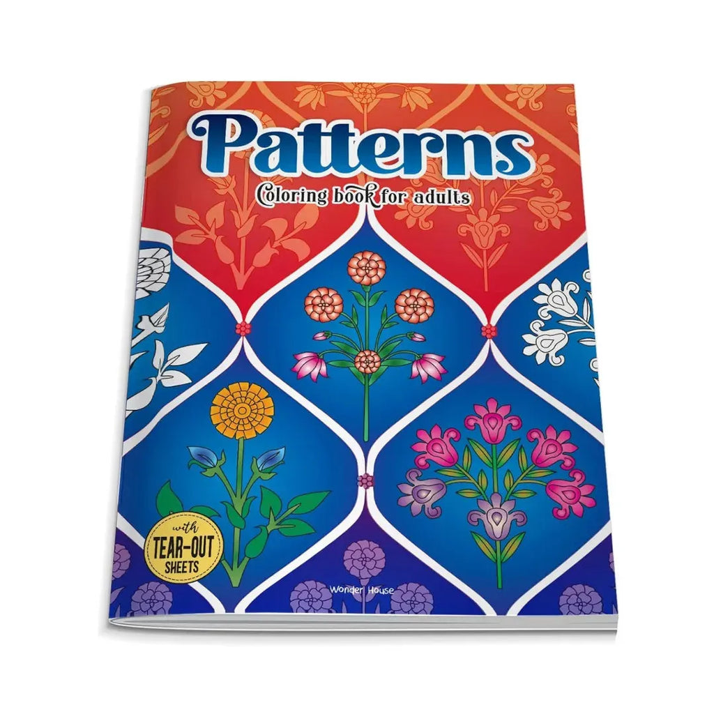 Wonder House Pattern Coloring Book - Naivri