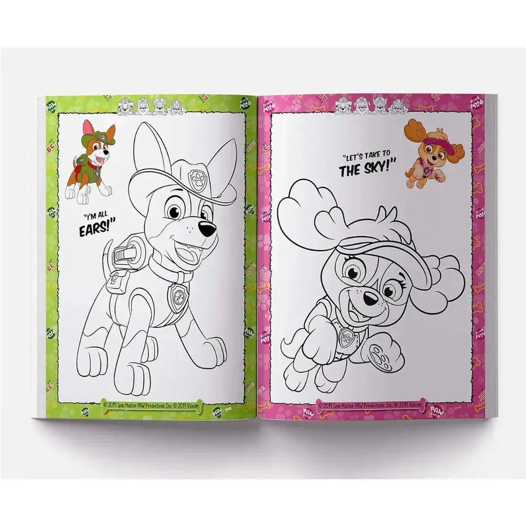 Wonder House Paw Patrol On A Ruff-Ruff Rescue Coloring Book - Naivri