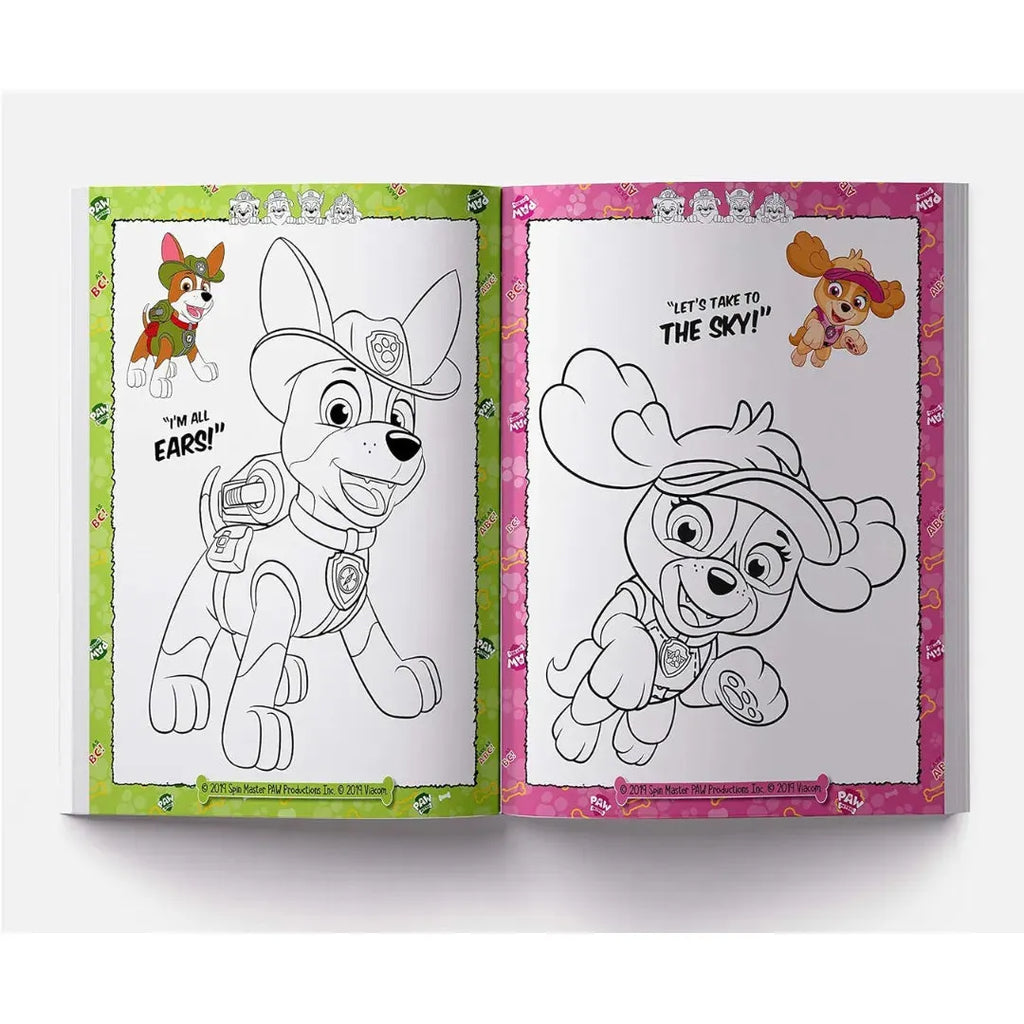 Wonder House Paw Patrol On A Ruff-Ruff Rescue Coloring Book - Naivri