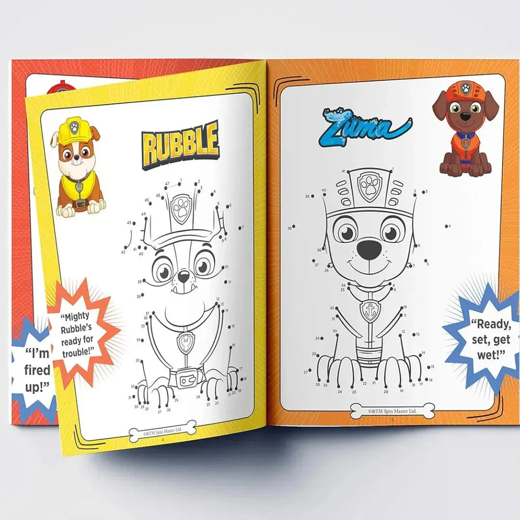 Wonder House Paw Patrol Top Pups Dot to Dot Activity Book - Naivri