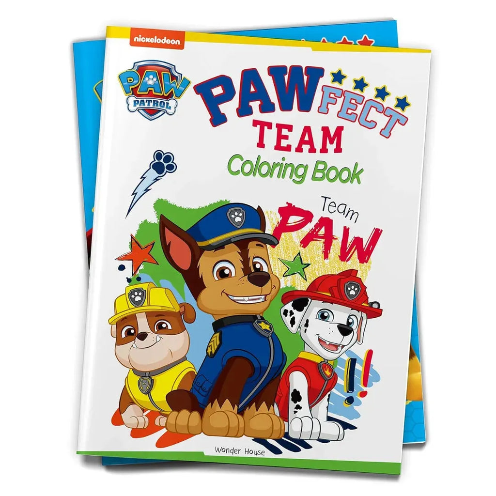 Wonder House Pawfect Team Paw Patrol Coloring Book - Naivri