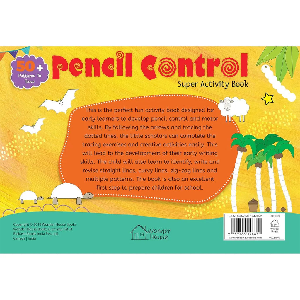 Wonder House Pencil Control Super Activity Book - Naivri