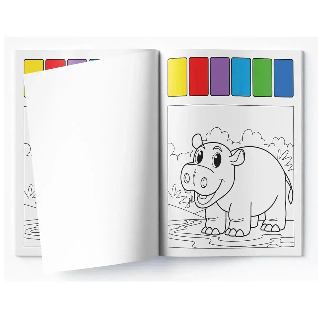 Wonder House Pick and Paint Coloring Activity Book Animals - Naivri