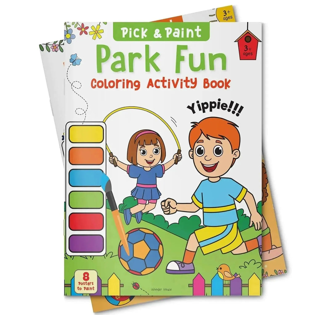 Wonder House Pick and Paint Coloring Activity Book Park Fun - Naivri