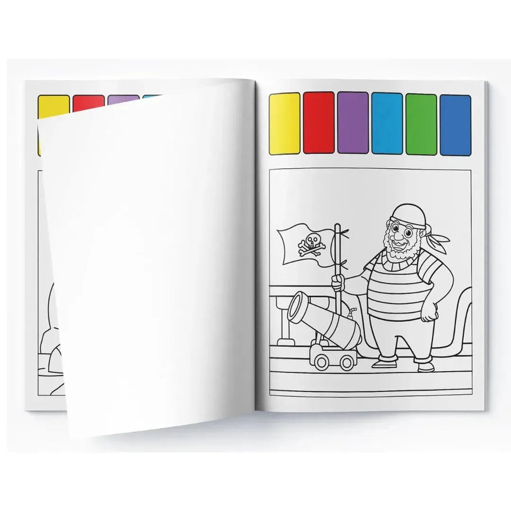 Wonder House Pick and Paint Coloring Activity Book Pirates - Naivri