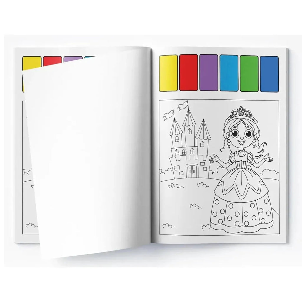 Wonder House Pick and Paint Coloring Activity Book Princess - Naivri