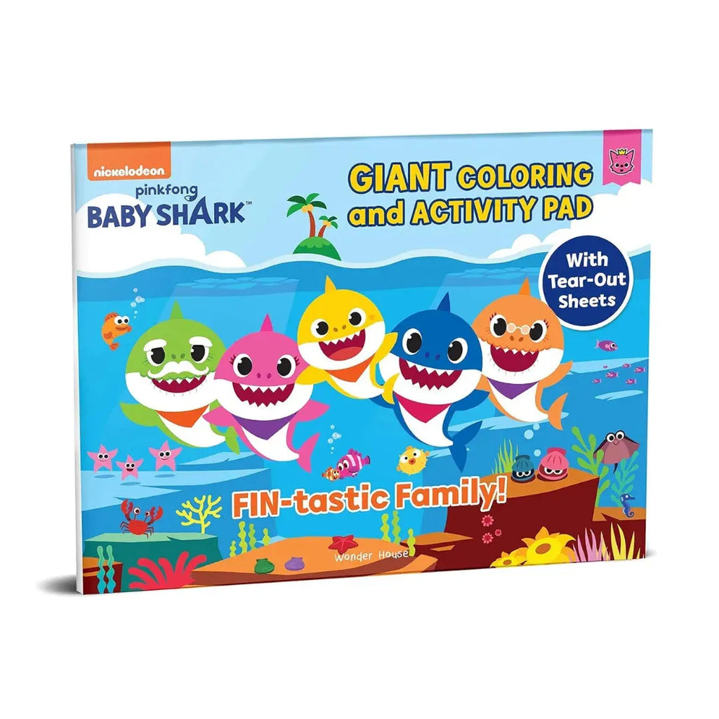 Wonder House Pinkfong Baby Shark Giant Coloring And Activity Book - Naivri