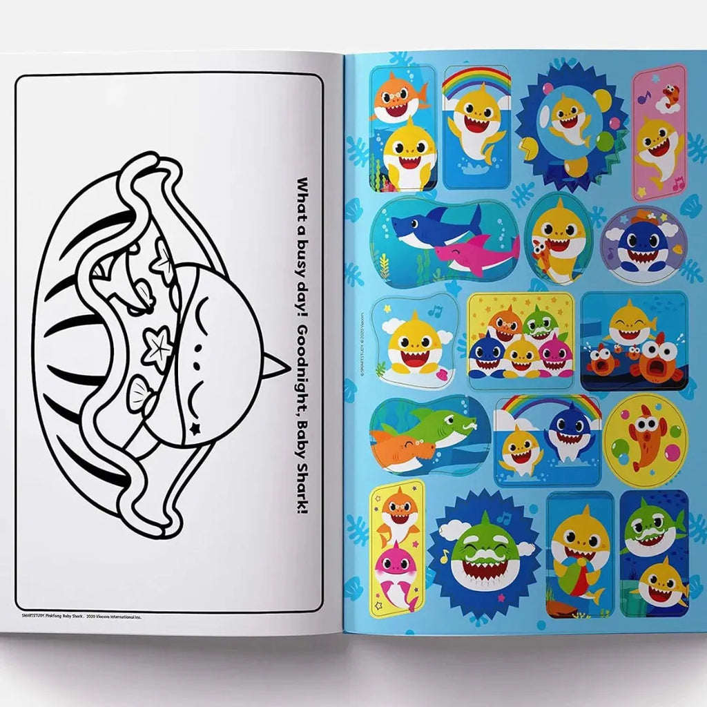 Wonder House Pinkfong Baby Shark Jawsome Coloring And Activity Book - Naivri